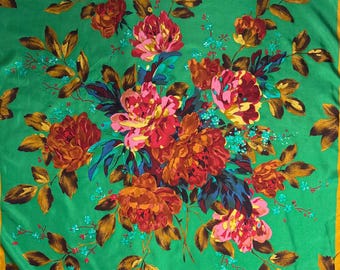 Vintage 90's  Liberty silk scarf -100% silk