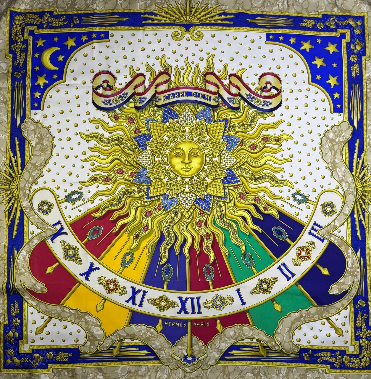 Vintage 90's Hermes Silk Scarf 