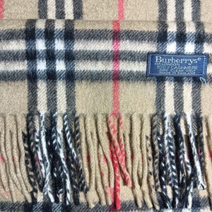 Gratis verzending Vintage kasjmier uitlaat (12,5 x 51") B30