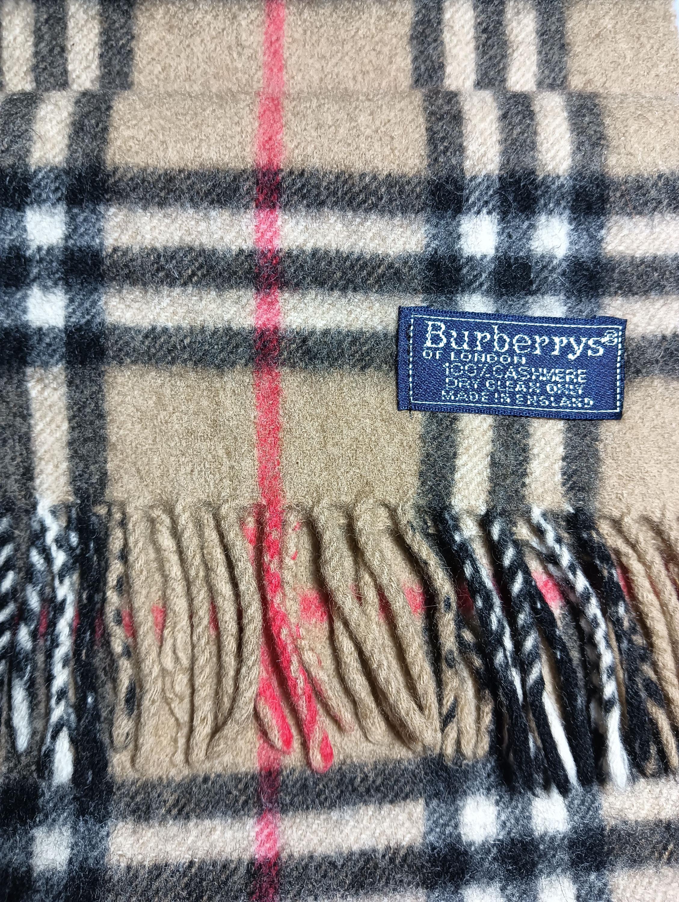 Paris archive】90s Cashmere 100% Muffler