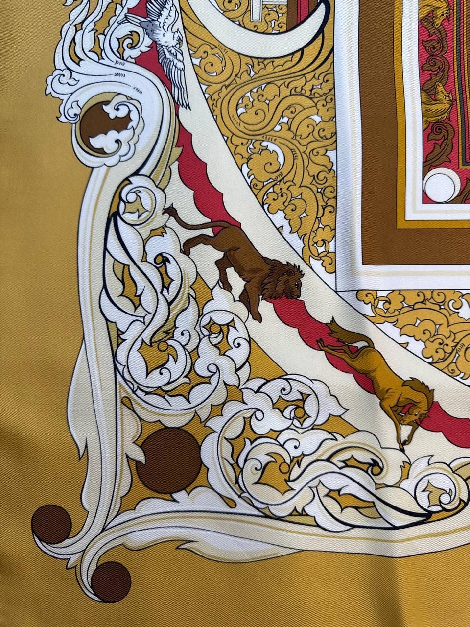 Vintage 90's Hermes Silk Scarf 