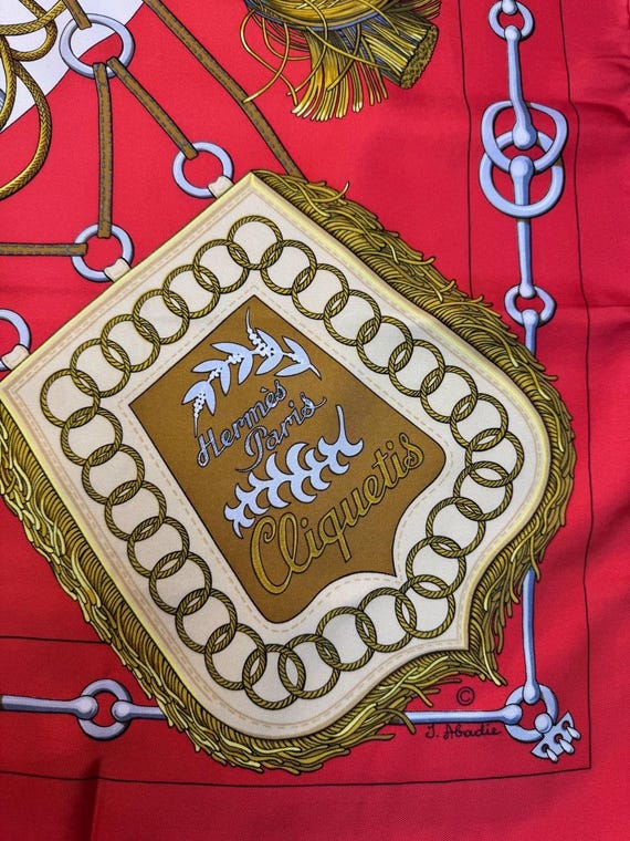 Vintage 90's Hermes Silk Scarf 