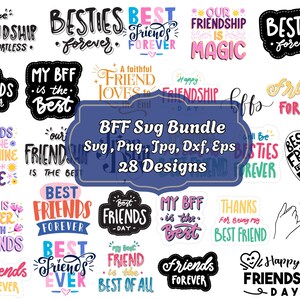 Best Friends SVG Bundle\ Besties SVG\ Friendship Day SVG\ Friends forever Svg\ Female friendship Svg\ bff Svg\ Friendship Clipart