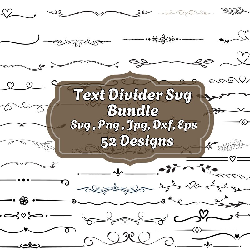 Decorative Line Dividers - Etsy