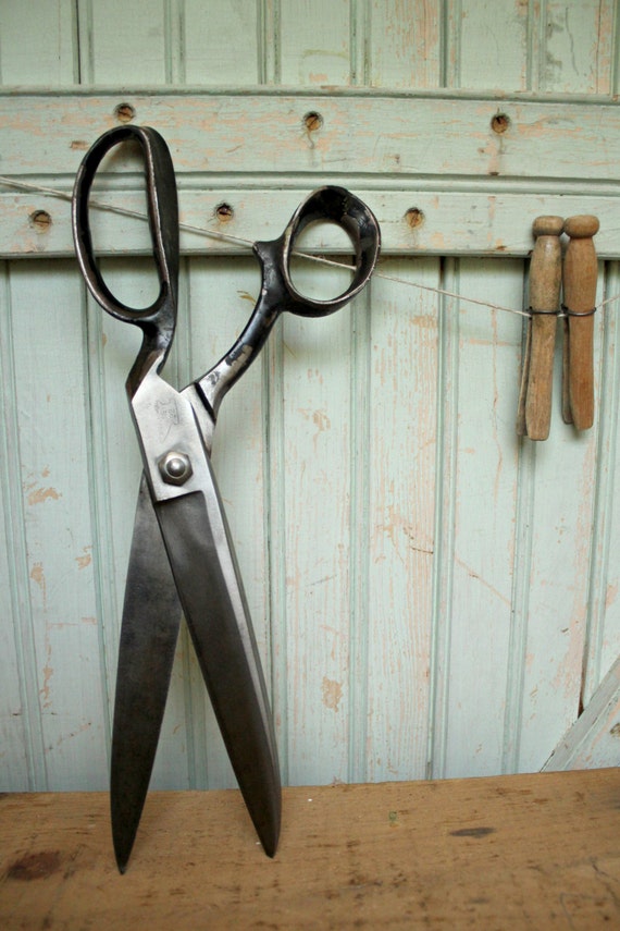 Vintage Extra Large Scissors Shears Gigantic Scissors 