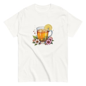 Peach Tea Floral Graphic Tshirt