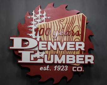 Custom Carved Wood Business Sign, 3D Logo, Handmade