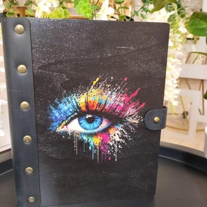 Notebook | Wooden notebook | Handmade notebook | Reusable notebook | Handmade gift | Wooden notebook in combination with leather | Diary