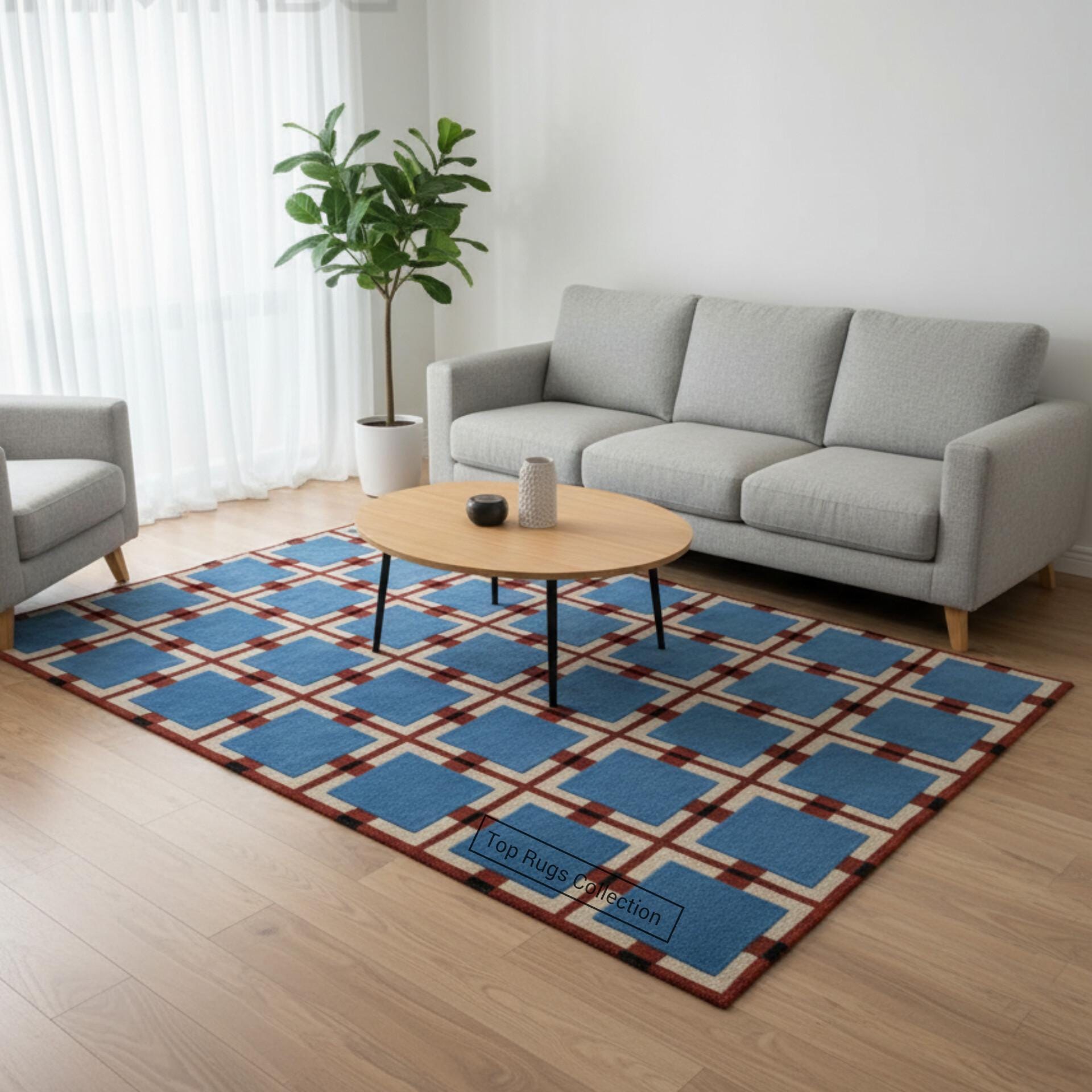 Matilda Goad Rug Matilda Goad Plaid Hand Tufted Rug Luxurious Designer Large Area Rug ...