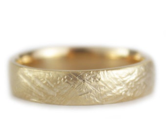 Mens ruige ring trouwring