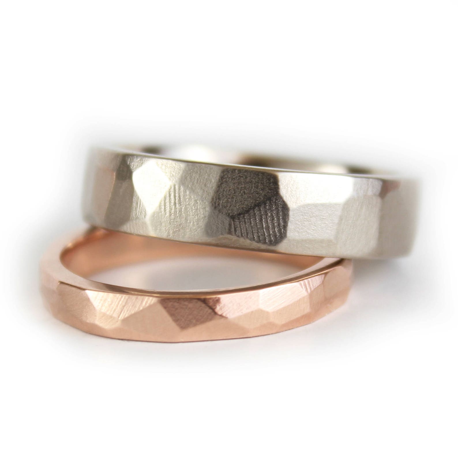 5659022 His and Hers Wedding Band Set Gold Wedding Ring Set Wedding | Etsy
