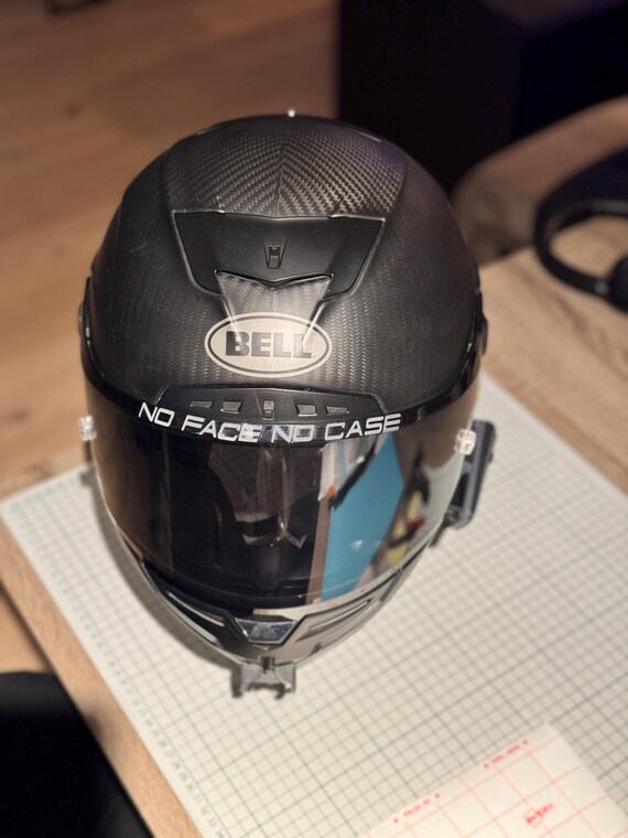 Helmet Visor Decals: Custom Vinyl Sticker Set Motogp Style