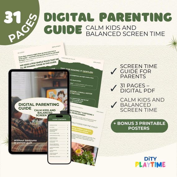 Digital Parenting Guide – Calm Kids and Balanced Screen Time