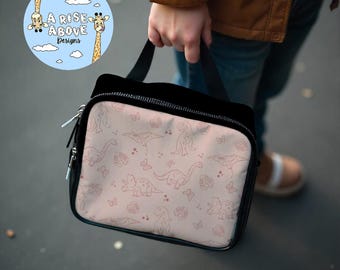 Dinosaurier-Lunchtasche - Niedliche Kinder-Isoliertasche, Lunchbox für die Schule, wiederverwendbare Tasche für Picknicks, Geschenk für Schulanfang, Dino-Liebhaber