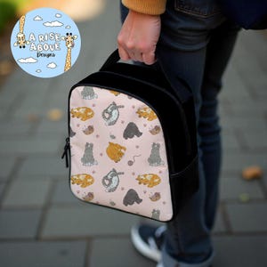 Cute Cat Pattern Lunch Bag, Animal Print Insulated Tote, Kids Lunchbox, Back to School Essentials, Pet Lover Gift Funny kitten lovers