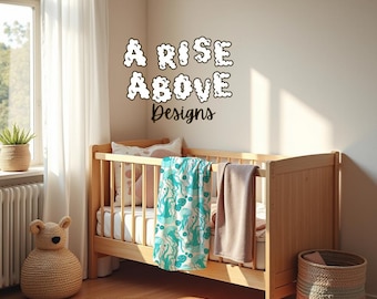 Velveteen Plush Blanket, Blue Jellyfish Sand Dollar Monstera Hand Drawn Design, Ocean Themed Home Decor Gift, Cozy Throw Blanket, Beach