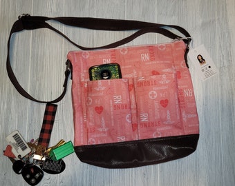 Large Pocket Purse - Crossbody Purse - Adjustable Strap - Bandana Purse - Ready to Ship