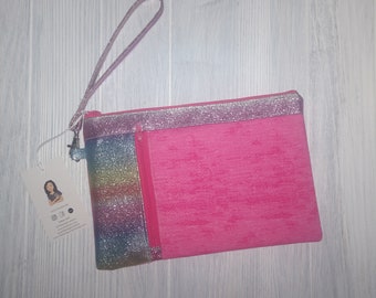 Large Purse Wristlet - Wristlet Wallet - Wristlet - Clutch - Rainbow Purse - Card Slots -  Gift for Mom - Bridesmaid - Phone Wallet