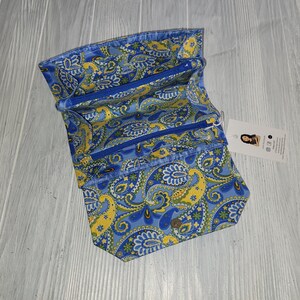 Cartera de mano imprescindible - Cartera de mano - Cartera de acordeón - Cartera de mano con estampado de cachemira
