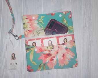 Wristlet Wallet - Phone Wristlet - Wristlet Purse - Wristlet - Clutch - Coin Pouch - Card Slots -  Gift for Mom - Bridesmaid - Phone Wallet