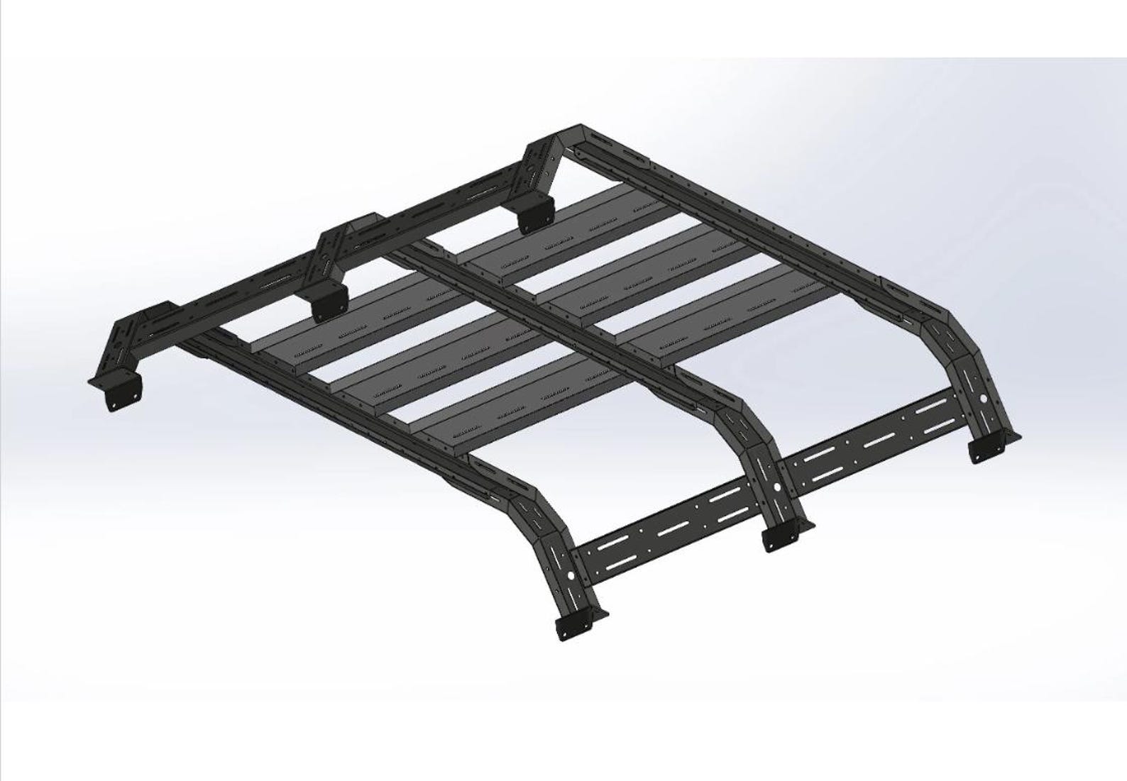 Dodge Ram 1500 Rack Files: DIY Engineering Drawings (PDF, DXF ...