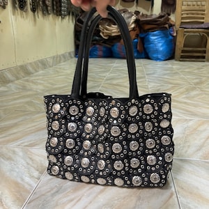 Studded Tote Bag - Etsy