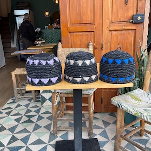 Handgemachte marokkanische Wollmütze – Unisex Berbermütze