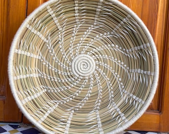 Handwoven Wicker Basket Moroccan Design