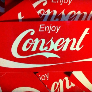 Sticker Consentement Profitez