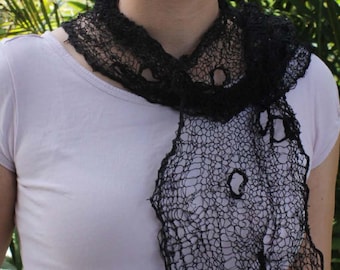 Moon Craters Scarf - PDF Pattern