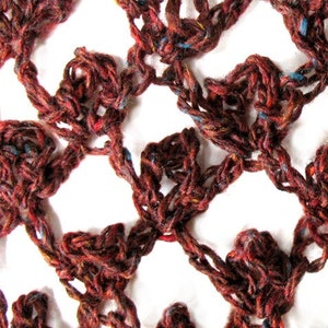 Picot Lace Crochet Scarf PDF Pattern image 2