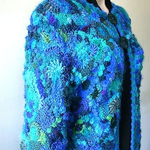 Tutorial for creative freeform knitting image 5