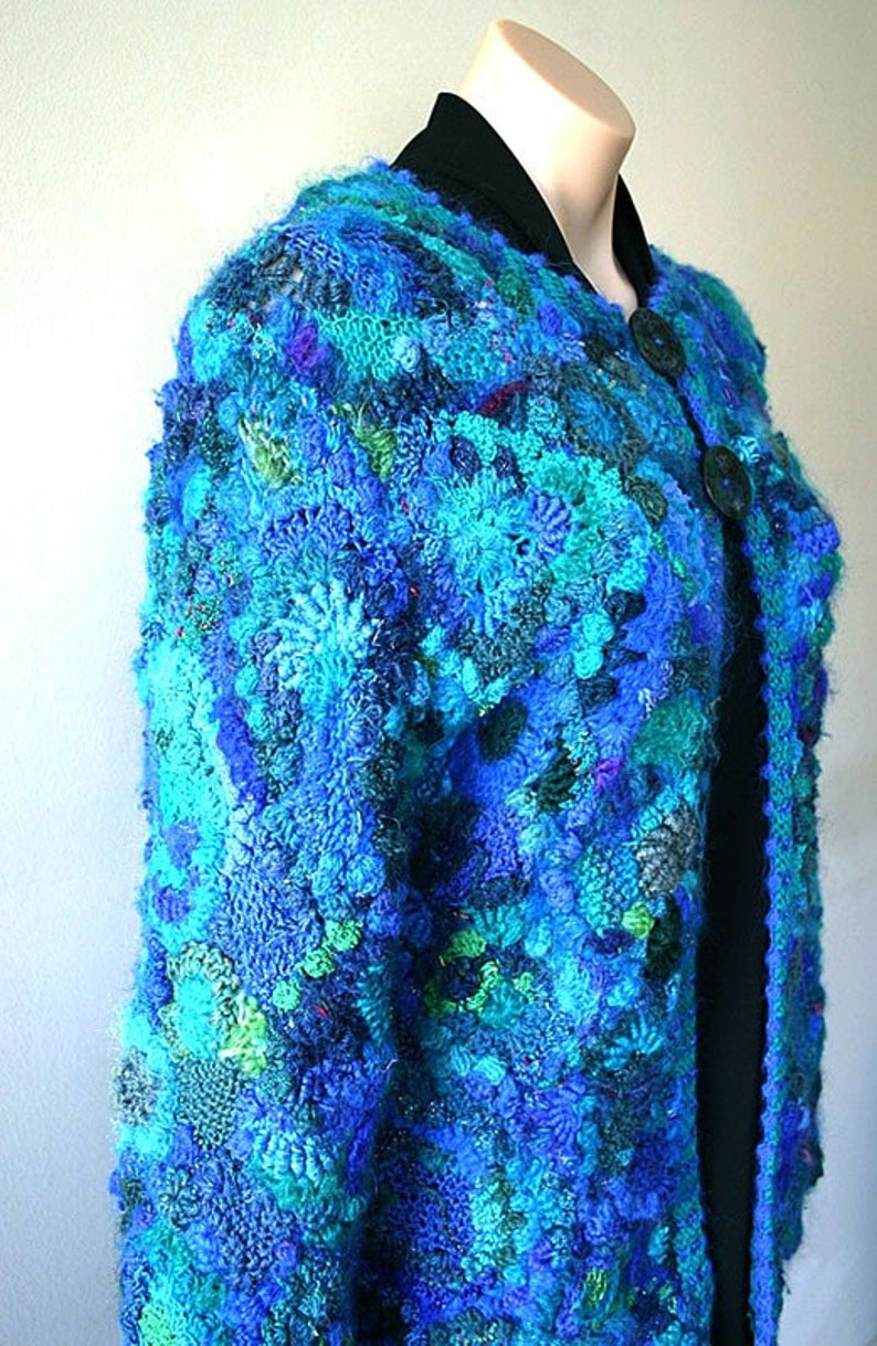 Tutorial for creative freeform knitting image 5