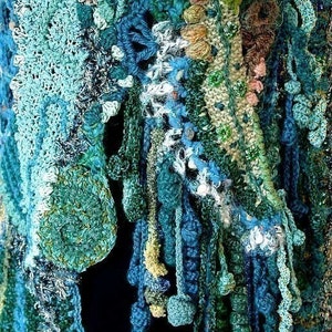 Flamboyant Fringes - freeform crochet PDF tutorial