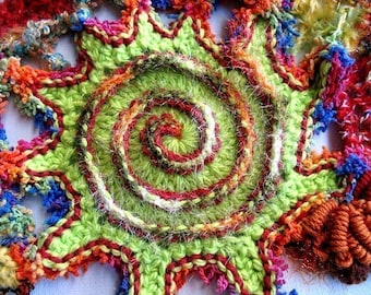 Spectacular Spirals - a PDF freeform crochet tutorial