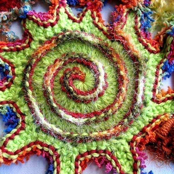 Spectacular Spirals - a PDF freeform crochet tutorial