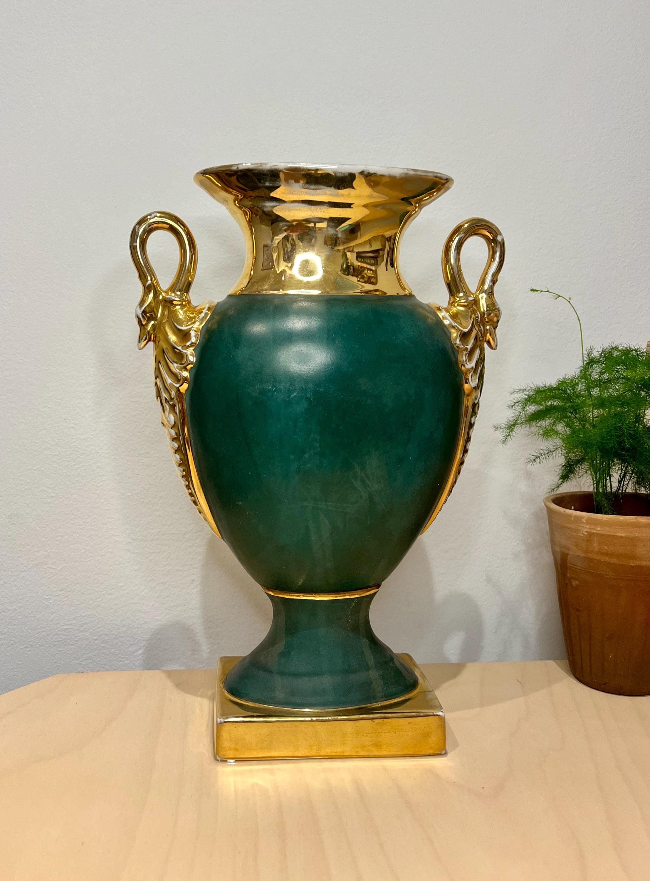 Green limoges vase - Etsy 日本