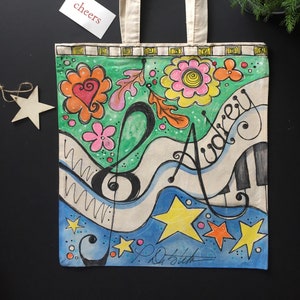 Personalized Cotton Canvas Tote Bag: Custom Design, Reusable Shopping Bag