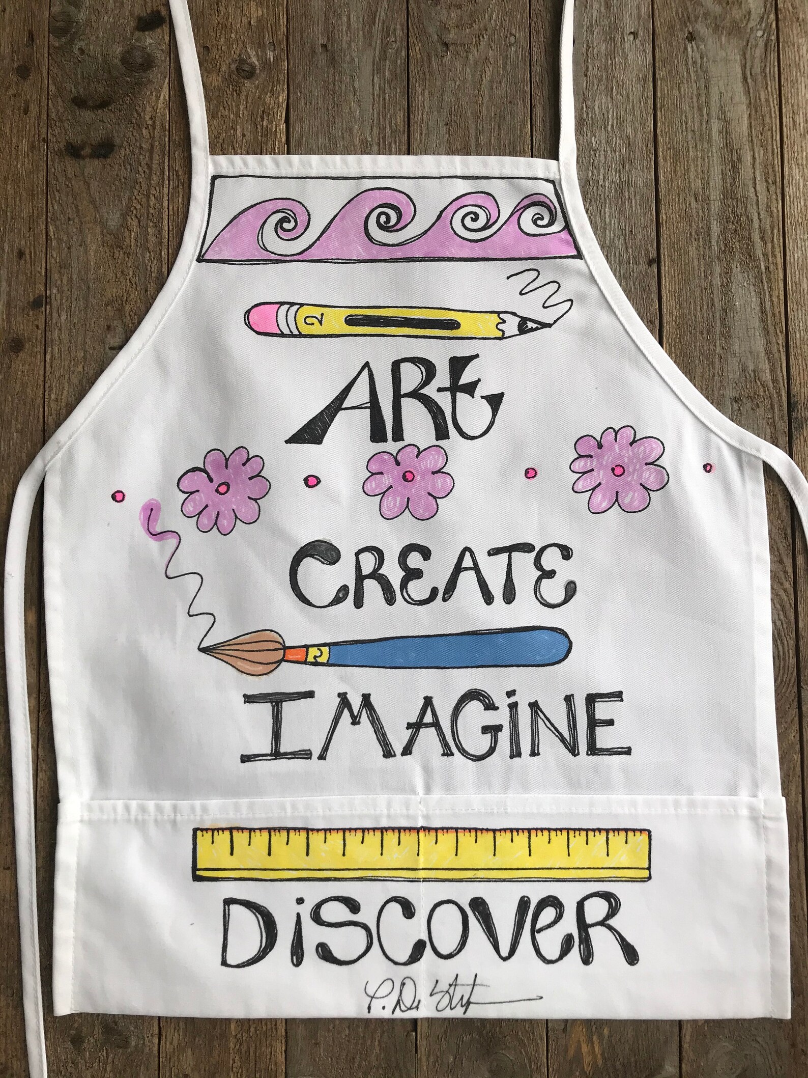 Art Apron, Artist Apron, Cooking Apron, Craft Apron, Gardening Apron, Craft Apron, Kid Apron