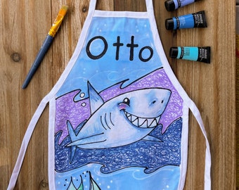 Apron options for kids of all ages, Custom Art Apron, Art Apron, Kid Gifts, Back to School Apron, Apron for Kids, Art Apron for boys & Girls