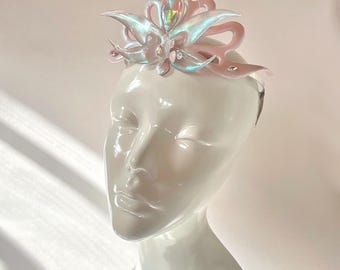 Resin tiara, fantasy accessory, birthday crown, handmade piece, limited edition