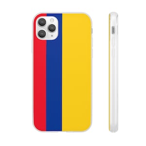 Custodia flessibile per telefono con bandiera della Colombia, iPhone e Samsung, regalo per lui, per lei, per il capo, per un amico, per gli uomini, per le donne, per loro, per papà