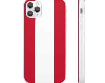 Austria Country Flag Phone Case iPhone and Samsung Flexible Cover Gift for him for her for boss for friend for men for women or them for dad