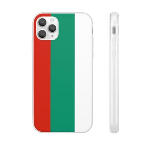Bulgaria Country Flag Phone Case iPhone and Samsung Flexible Cover Gift for him for her for boss for friend for men for women  them for dad