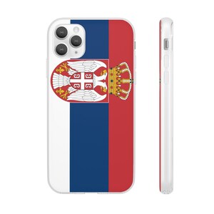 Serbia Country Flag Phone Case iPhone and Samsung Flexible Cover Gift for him for her for boss for friend for men for women for them for dad