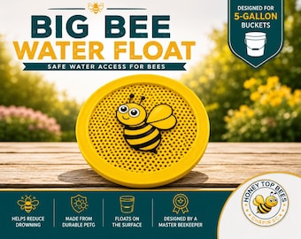 Big Bee Water Float | 3D Printed Honey Bee Water Float