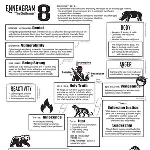 Enneagram 8 Infographic