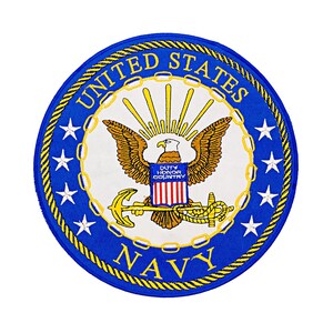US Navy écusson brodé au dos militaire vétéran motard gilet grand fer à coudre