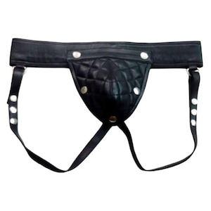 Men&#39;s Real Leather Jockstrap, Fetish, Club Leather Underwear, Sexy Thong, Adult, Codpiece, Fetish Underwear, Men Leather Underwear