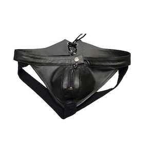 Men&#39;s Real Leather Jockstrap, Fetish, Club Leather Underwear, Sexy Thong, Adult, Codpiece, Fetish Underwear, Men Leather Underwear